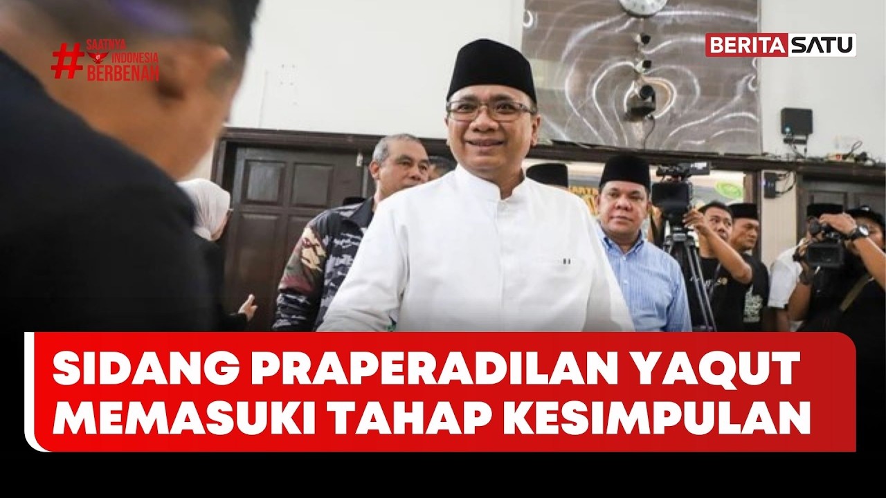 Sidang Praperadilan Yaqut Memasuki Tahap Kesimpulan #beritasatu