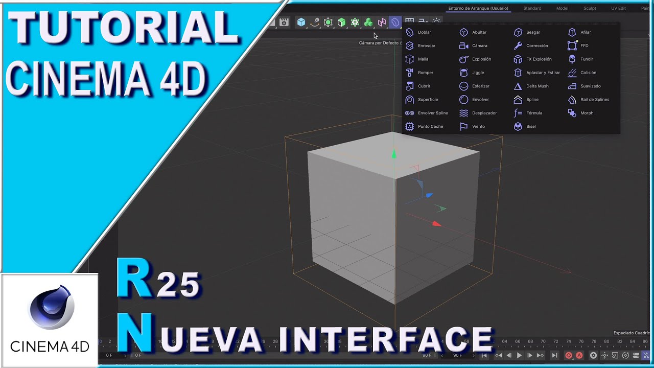 TUTORIAL CINEMA R25 INTERFACE | nueva versión