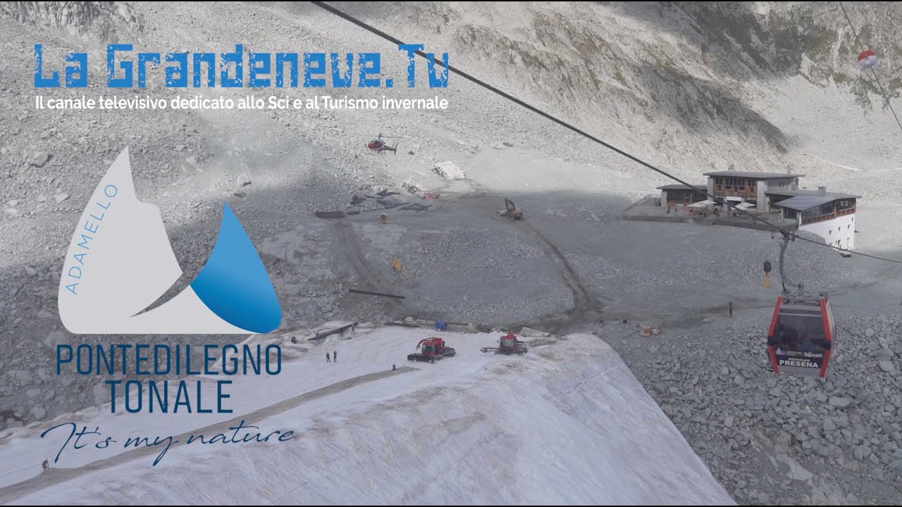 Ghiacciaio Presena, via le “coperte” in attesa della neve