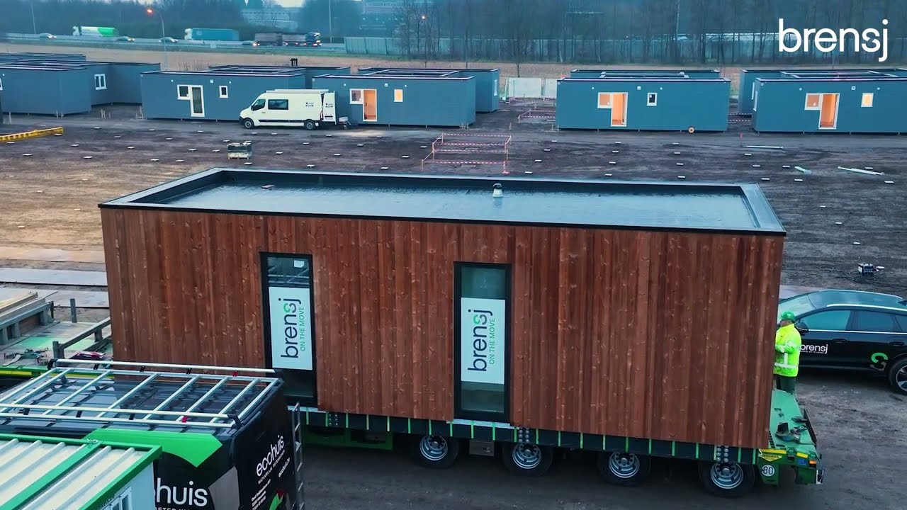 Brensj bouwt 13 kant-en-klare woningen voor Wonen In Vlaanderen i.s.m. Corbiz
