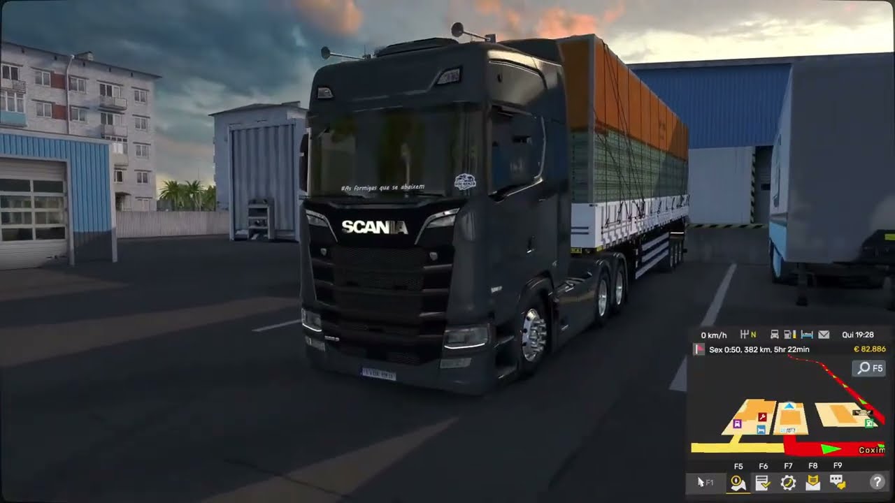 SCANIA PUXANDO 39 TONELADAS - SERÁ QUE DEU BÃO? 