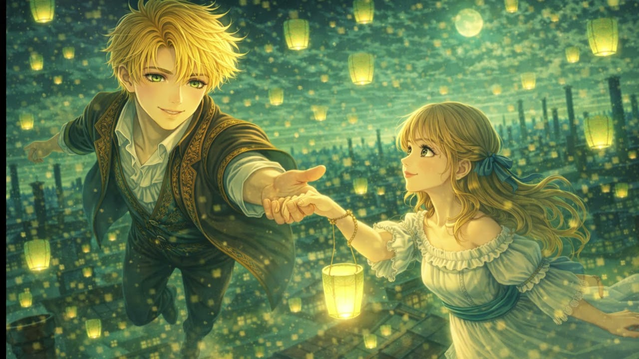 Lantern Flight Over Chimney Town | Fantasy Instrumental | Study / Focus BGMa2