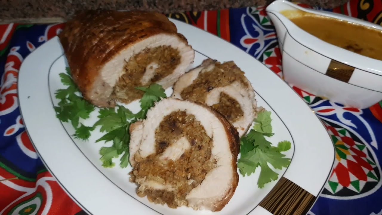 صدر رومي محشي روووعه 😋 طبق شيك للعزومات احلى من المطاعم والفنادق من مطبخي