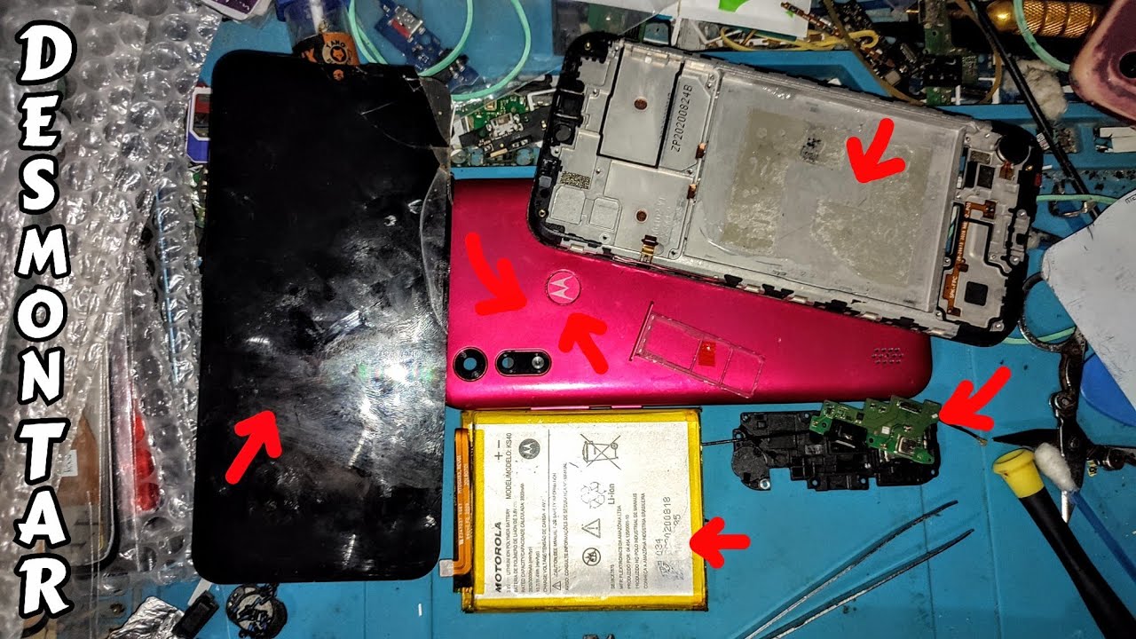 COMO ABRIR, DESMONTAR O CELULAR MOTOROLA MOTO E6S, E6i. REMOVENDO TAMPA TRASEIRA, BATERIA, PLACA ETC