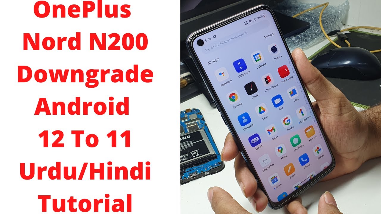 OnePlus Nord N200 Downgrade Android 12 To 11 Urdu/Hindi Tutorial || oneplus nord n200 downgrade