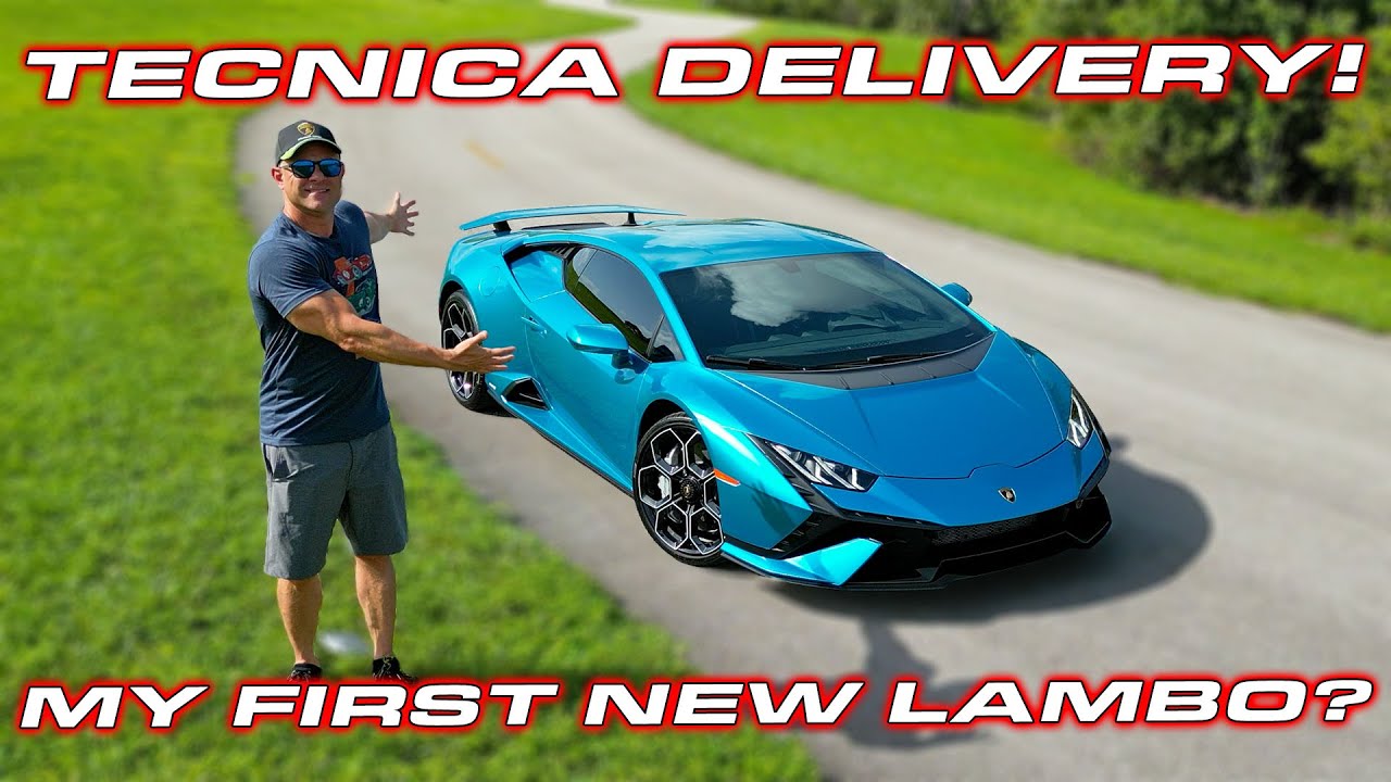 МОЙ ПЕРВЫЙ НОВЫЙ LAMBO! * ​​Доставка и тестирование Lamborghini Huracan Tecnica