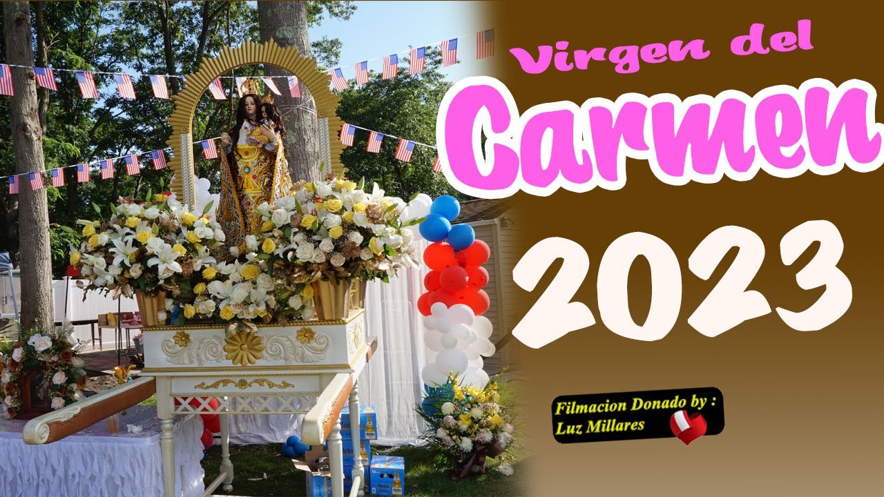 Virgen del Carmen 2023: Procesion ► Fiesta Costumbrista del PERU