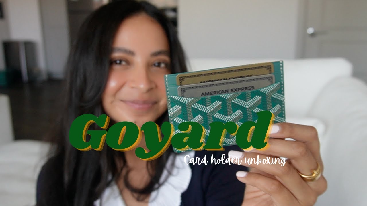 GOYARD Card Holder Unboxing