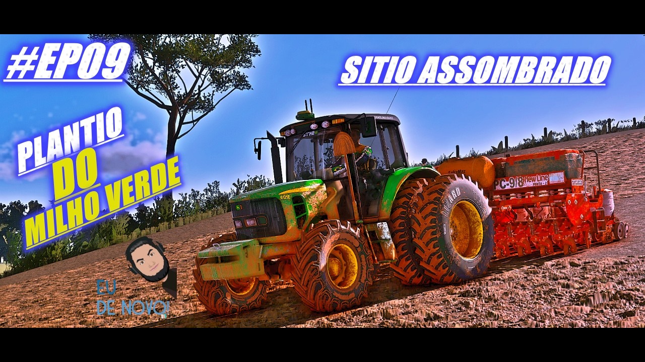 🔴#EP09 PLANTIO DO MILHO VERDE #shortsvideo  #farmingsimulator22 #milho #maquinaspesadas
