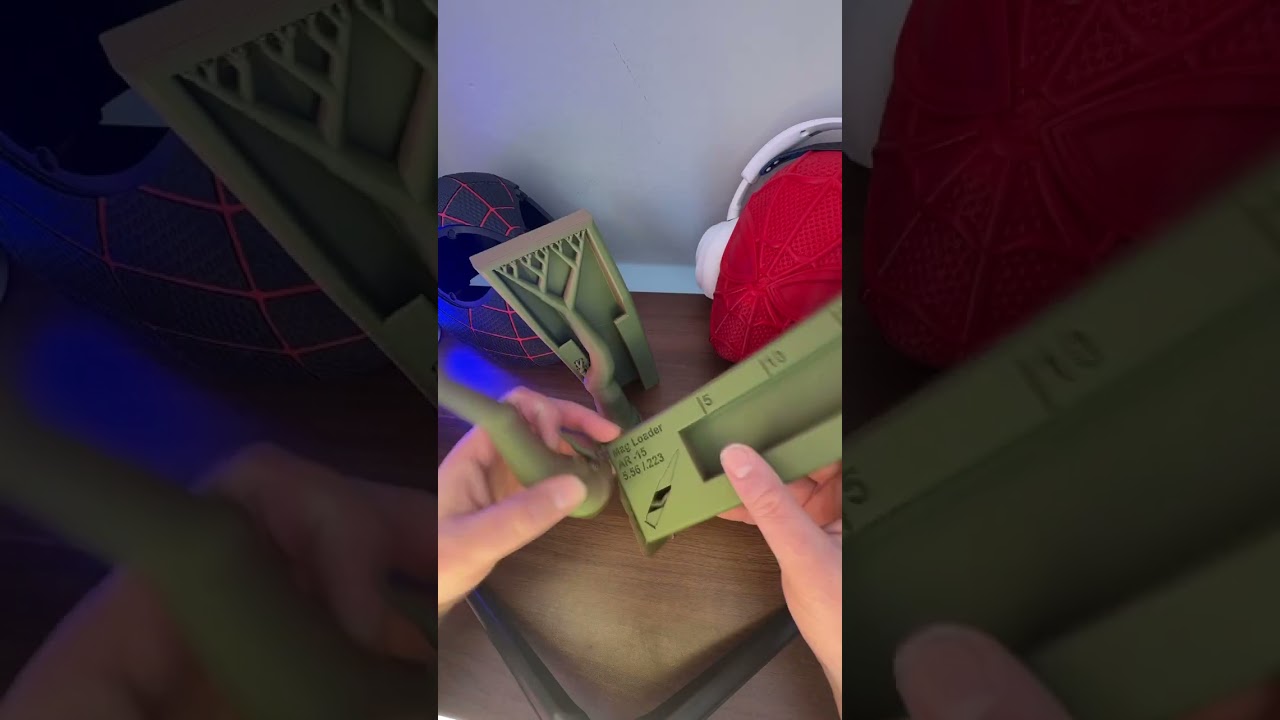 AR 15 Speed Loader! 556 / 223 Mag Loader! File by @ahmadpcgaming on MakerWorld #3dprinting #maker