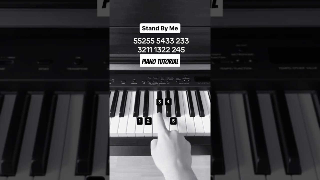 Stand By Me (Piano tutorial)
