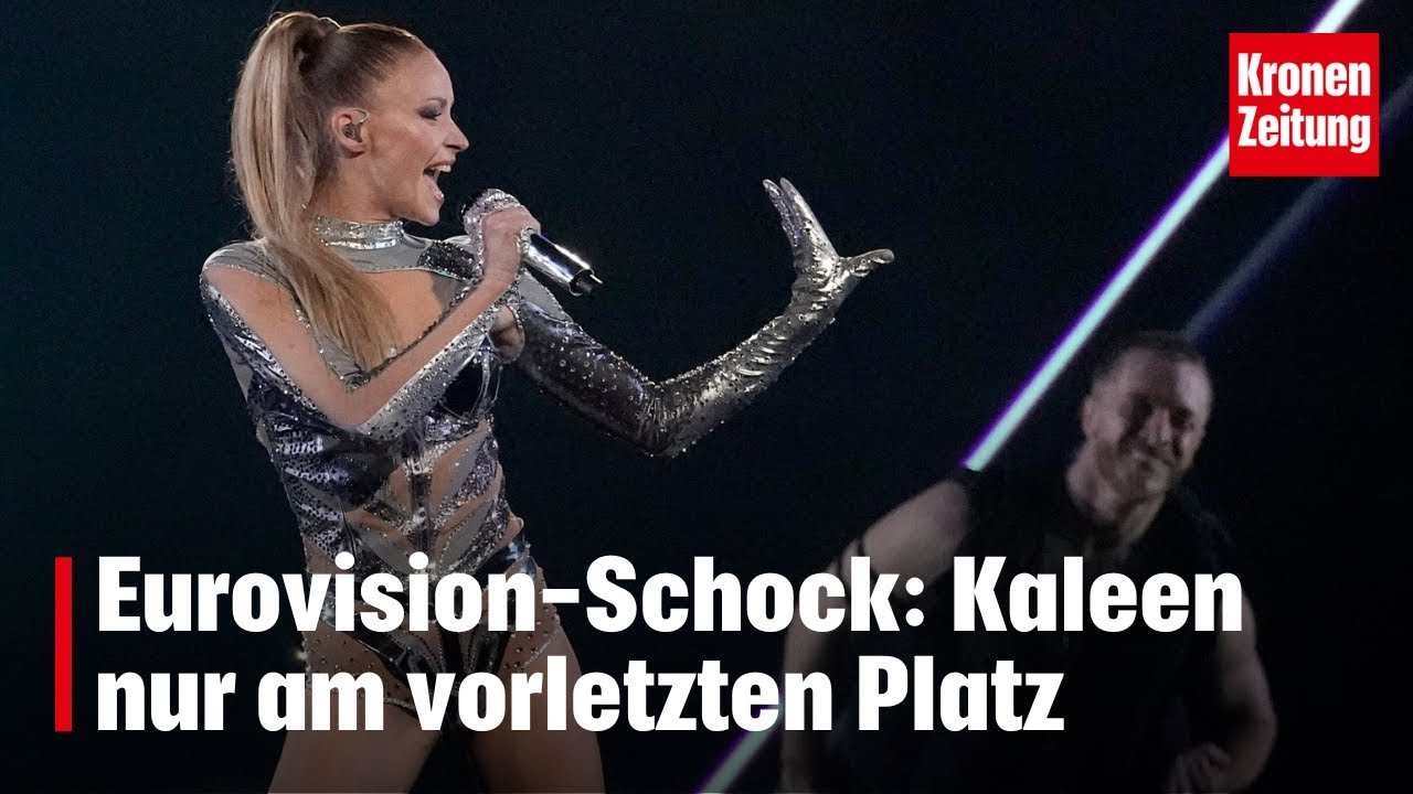 Eurovision-Schock: Kaleen nur am vorletzten Platz | krone.tv NEWS