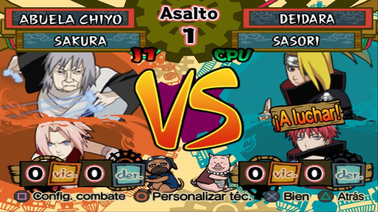 Chiyo VS Deidara - Naruto Shippuden Ultimate Ninja 5