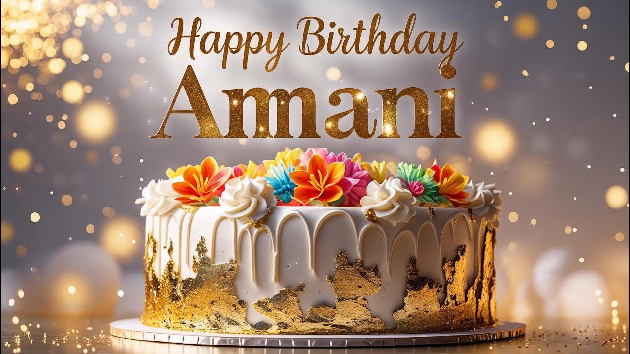🎉🎂 Amani Happy Birthday | Worldwide Birthday Party Song 🎶 🎂🎉