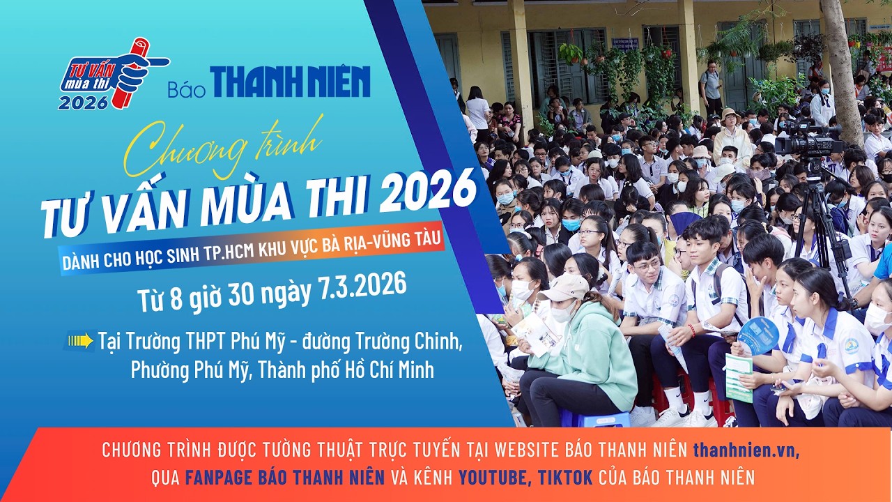 Chương trình Tư vấn mùa thi 2026 tại TP.HCM khu vực Bà Rịa - Vũng Tàu
