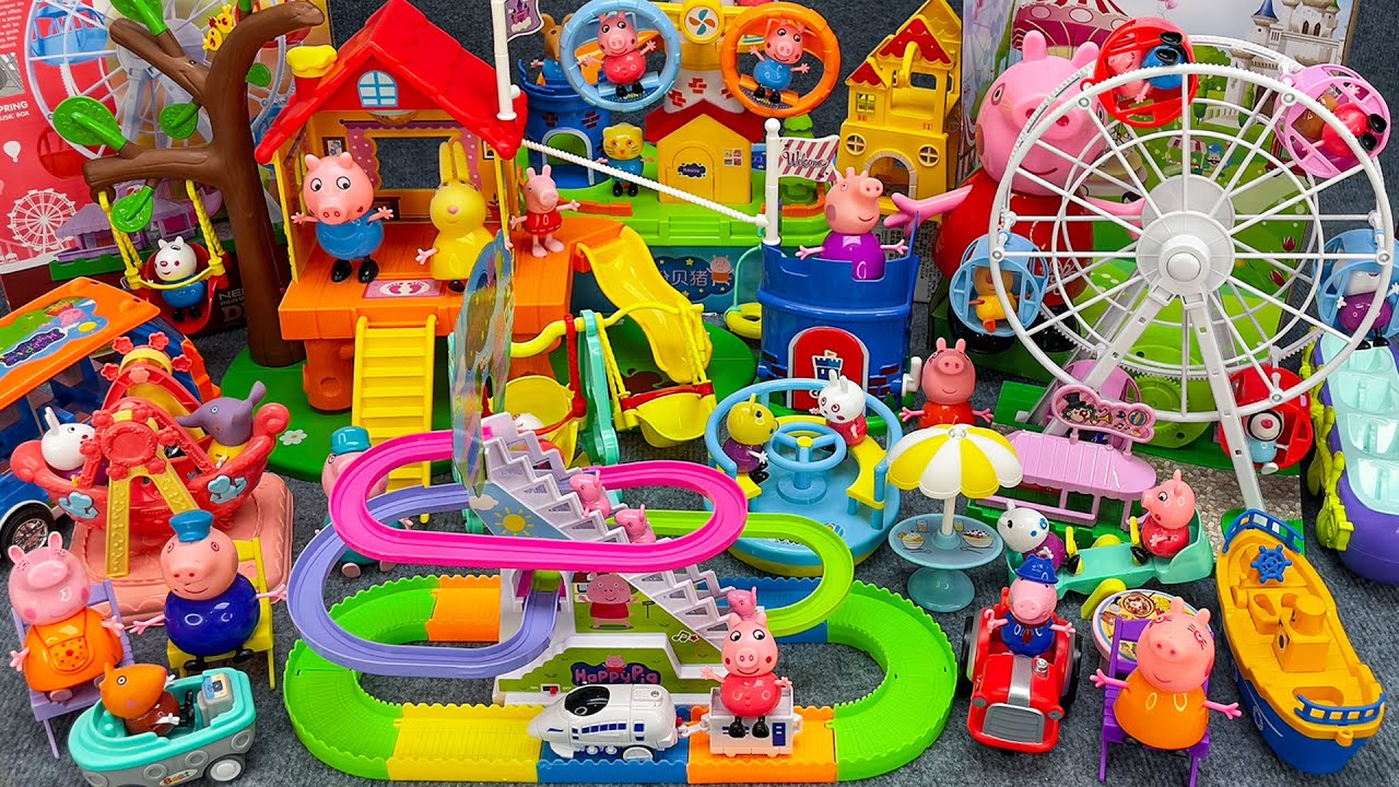 Ultimate PEPPA PIG Super Playground Toys World Satisfying with Unboxing Review | TOY PLAYSET ASMR