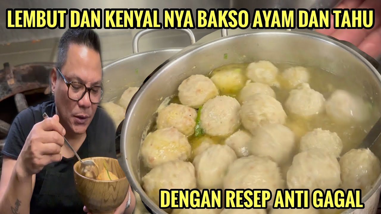 YUK BIKIN BAKSO AYAM DAN TAHU BAKSO YANG MUDAH DAN ENAK,COCOK UNTUK YANG MAU BELAJAR BIKIN BAKSO