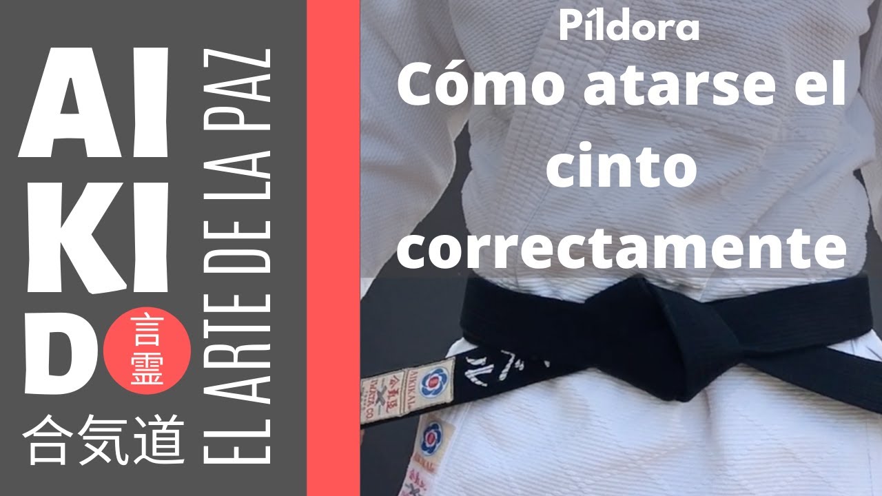Aikido Píldora - Cómo atarse el cinto correctamente