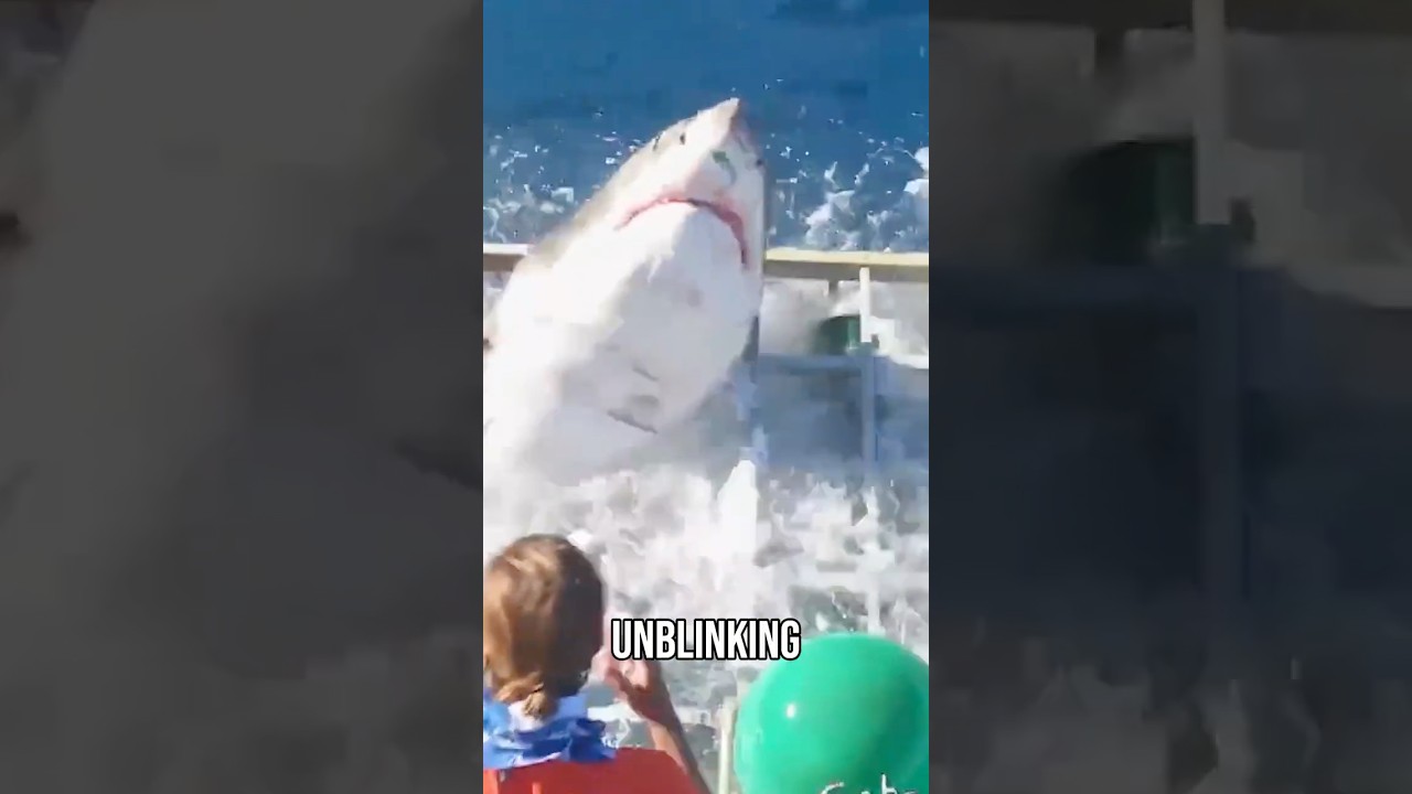 Гигантская акула терроризирует купающихся на пляже Бонди. Они в панике бегут!