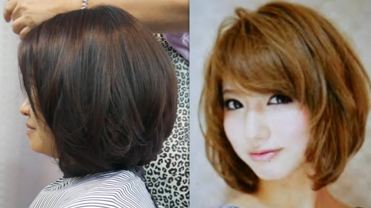 haircut tutorial change shape face ซอยผมตัดผมเพื่อเปลี่ยนรูปทรงหน้า