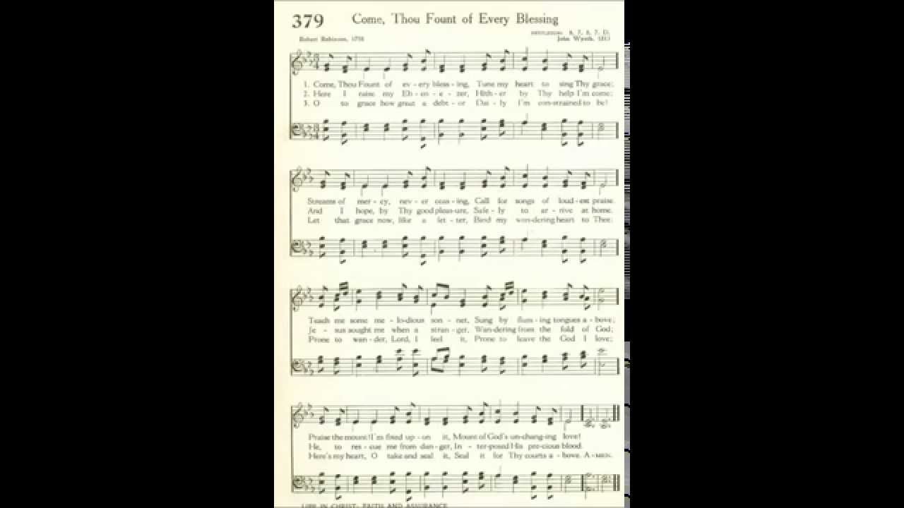 Come, Thou Fount of Every Blessing (Nettleton)
