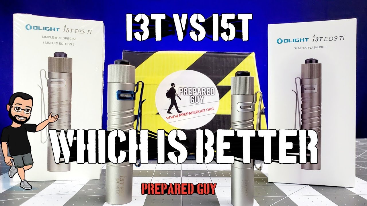 Which is better? Olight I3T VS I5T