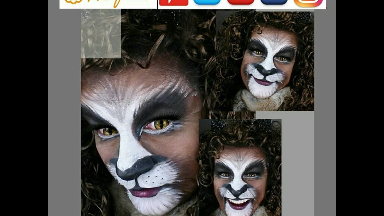 Pintar cara leon makeup