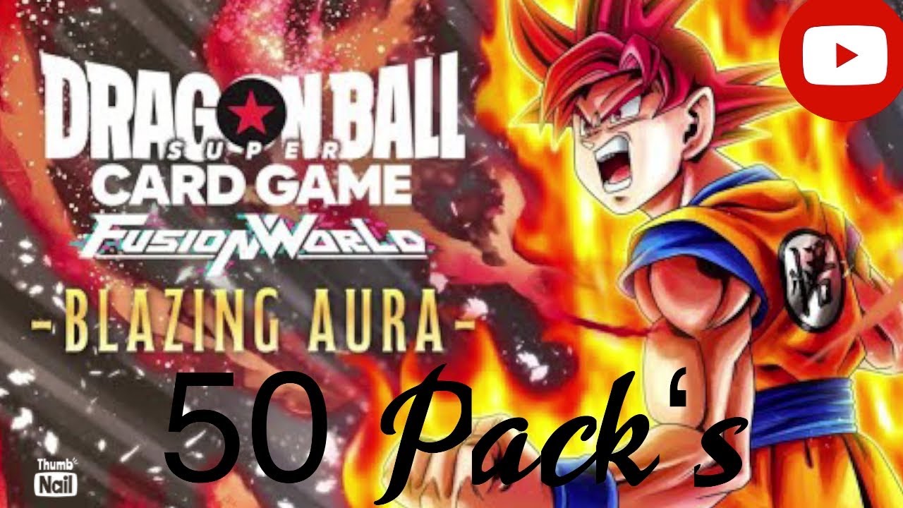 Dragonball Fusion World FB02 Online Opening (50 Online Packs)