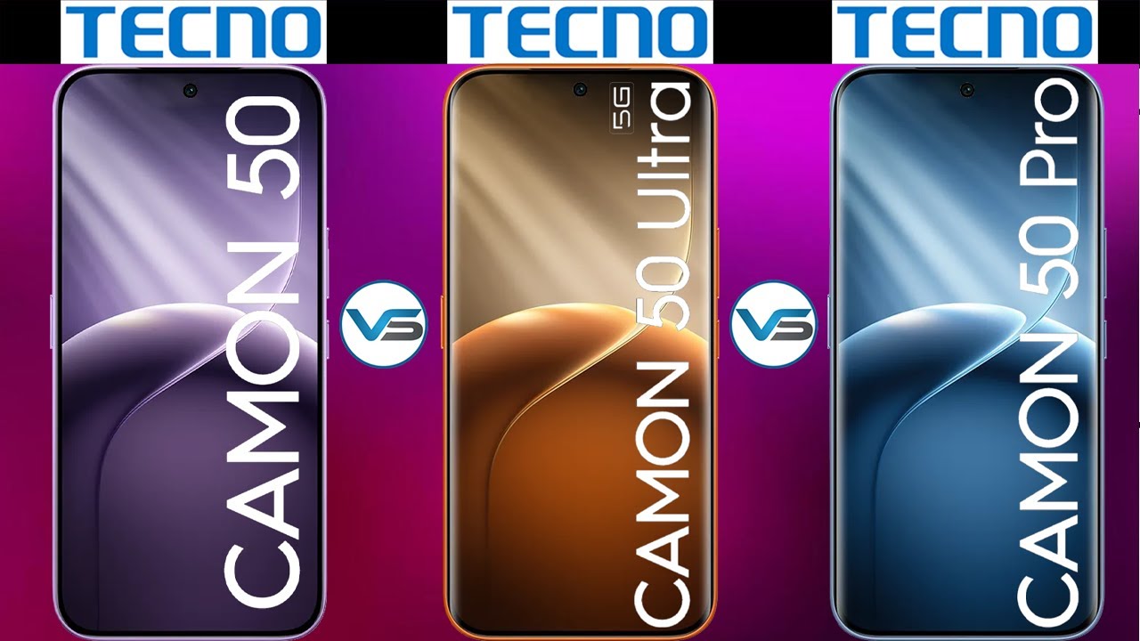 Tecno Camon 50 4G VS  Tecno Camon 50 Pro 4G VS Tecno Camon 50 Ultra 5G | Tecno Camon 50 Series