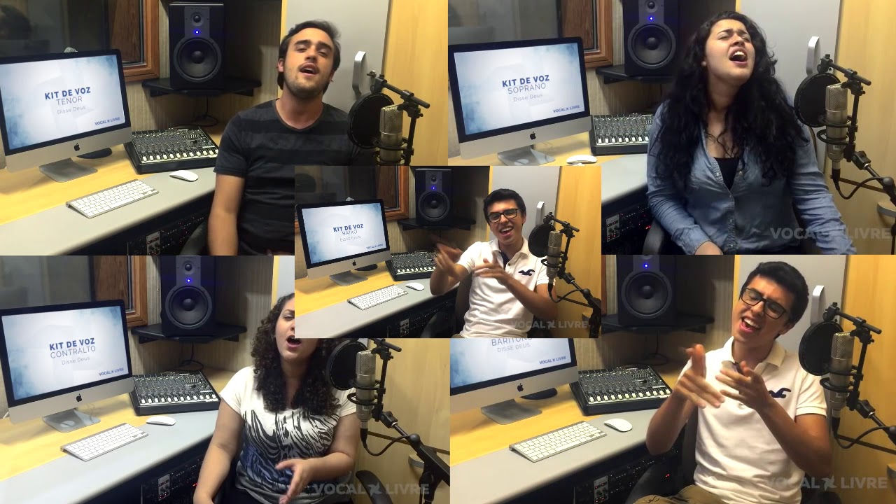 Disse Deus, VOCAL LIVRE - Juntando os Kits