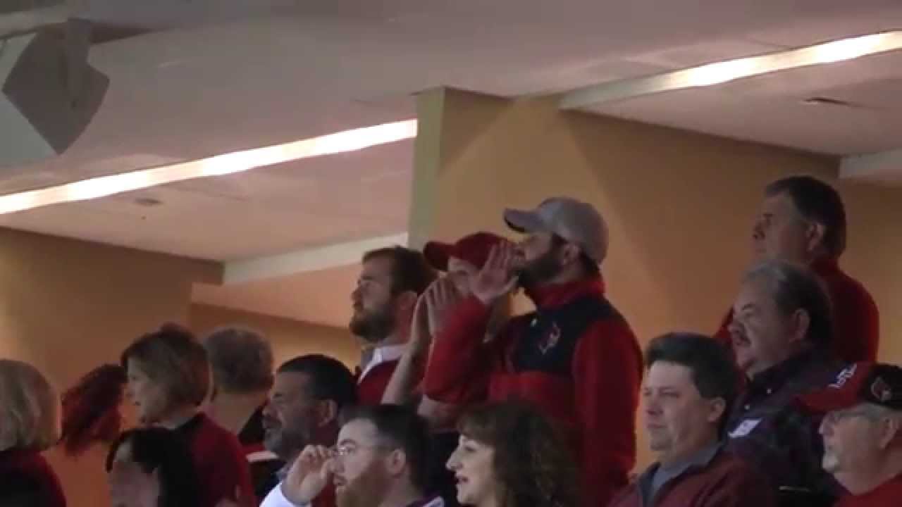 Jennifer Lawrence Does C-A-R-D-S Cheer Louisville vs. Kentucky 12-27-2014