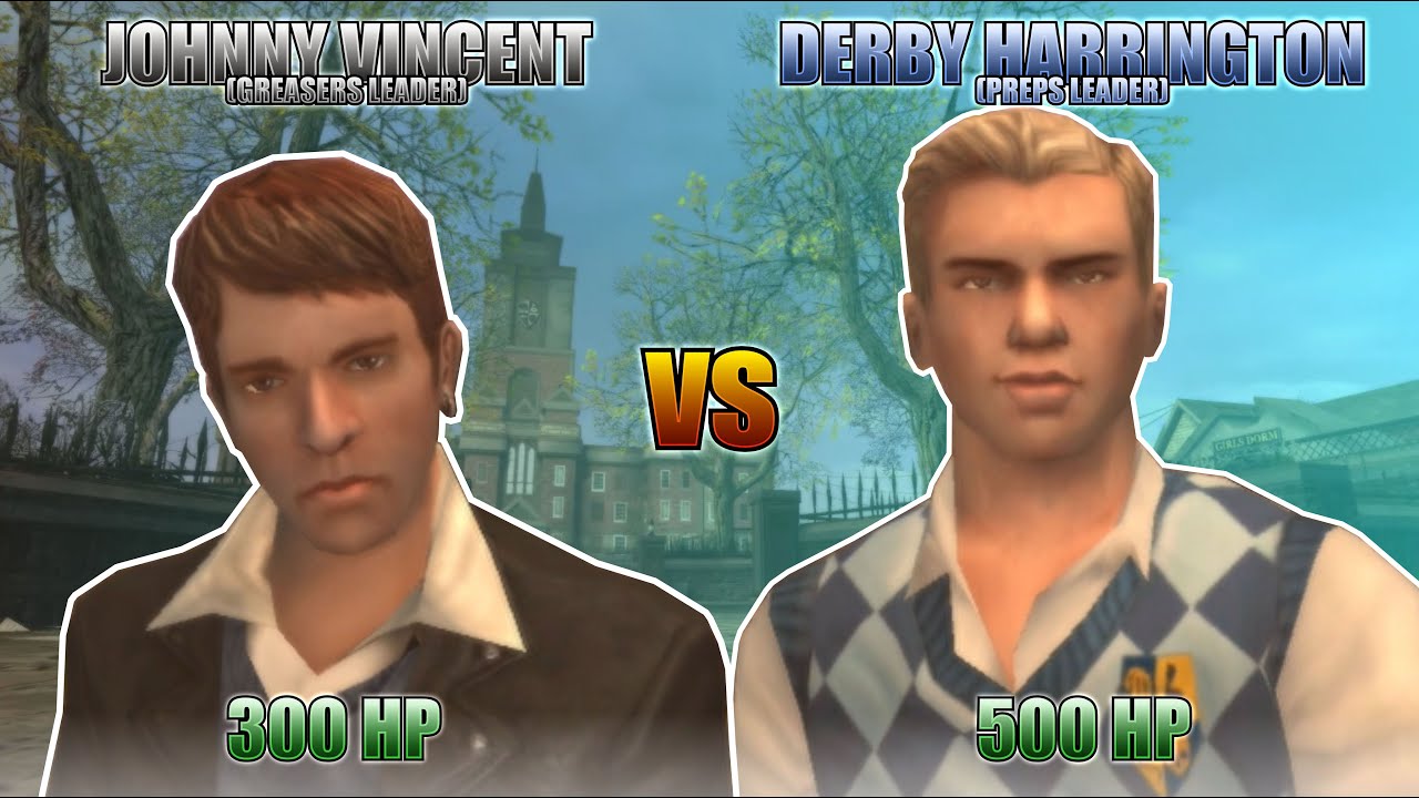 BULLY SE : Johnny Vincent (Greasers) vs Derby Harrington (Preppies) Full HD
