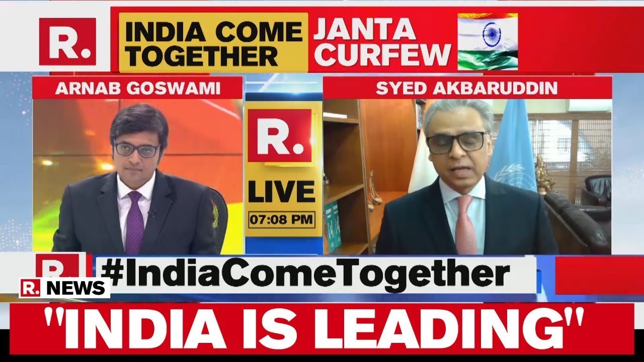 'India Leading The Battle Against COVID-19': Syed Akbaruddin Praises Govt's Efforts