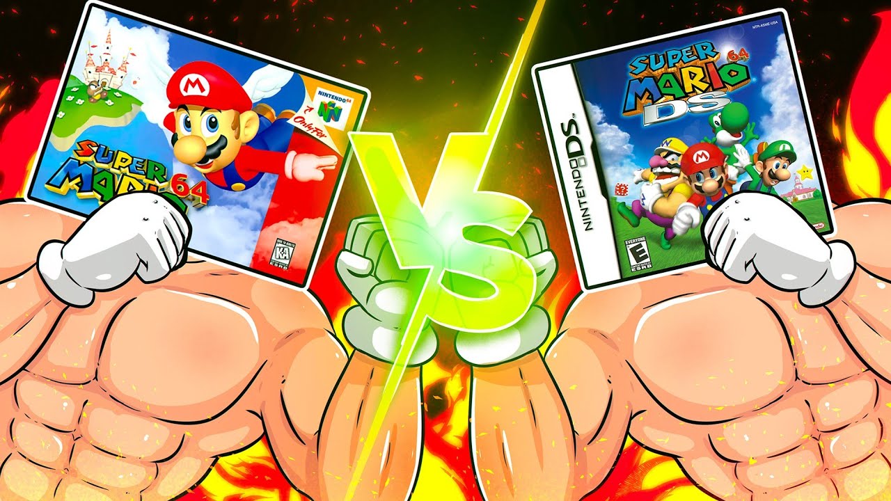 Super Mario 64 vs Super Mario 64 DS! Qual o Melhor? (@IsadoraGameOver)