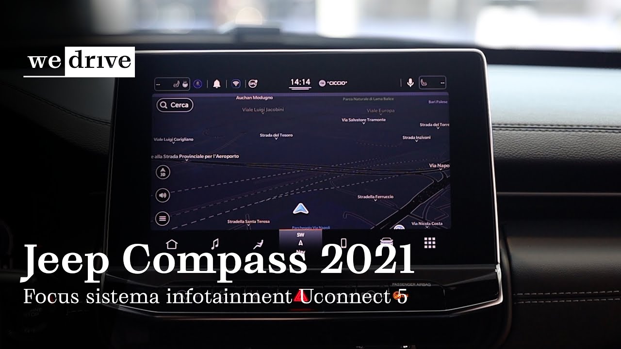 Jeep Compass 2021 | Focus sistema infotainment Uconnect 5 (ENG SUBS)