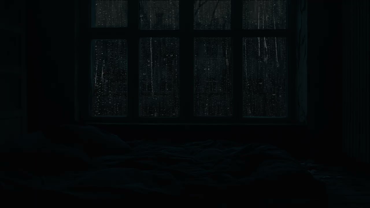 Rain Sounds for Sleeping in a Darkened Bedroom