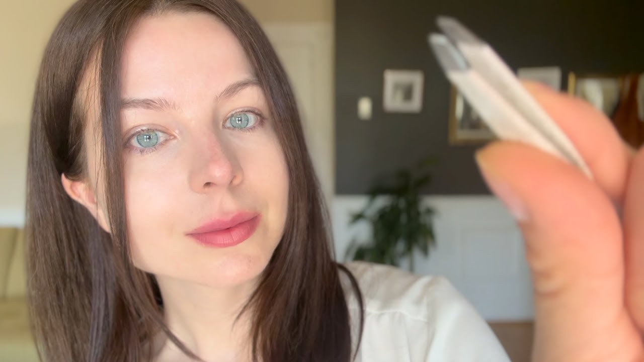 ASMR Roleplay Doing Your Brows (Soft-spoken, Lo-fi)