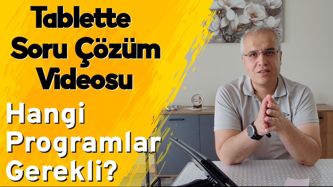 Tablette soru çözüm videosu nasıl çekilir / Tablet video kaydı
