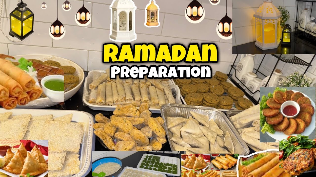 Pre Ramadan preparation 2025 | Make And Freeze items | Time saving tips | Ramadan Recipes