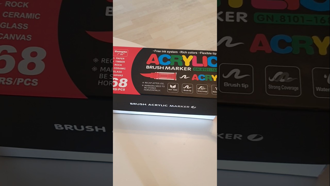 Acrylic Marker GuangNa comment les attrap&eacute;s ? 😂 feutres/coloriage/ How catch them ?