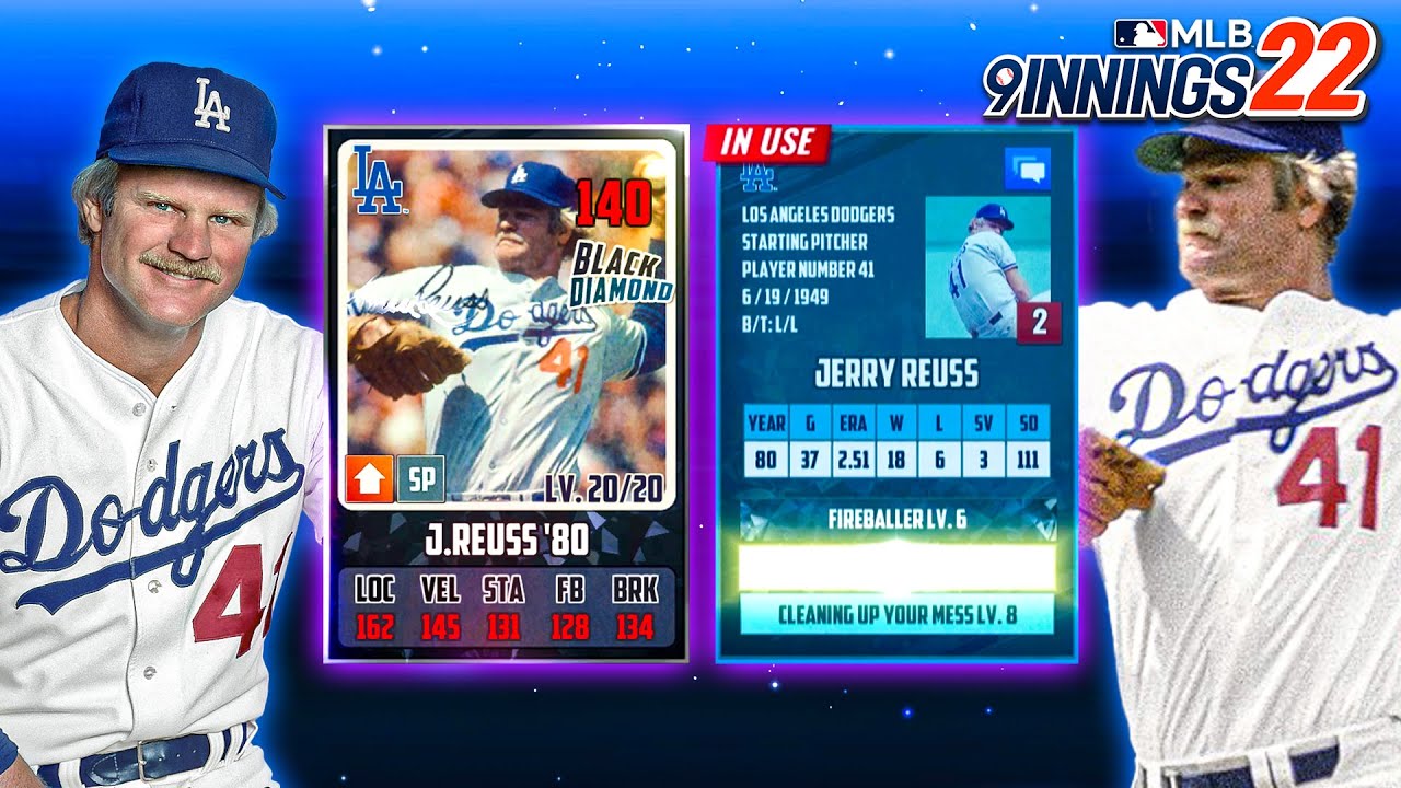 BLACK DIAMOND SIG JERRY REUSS FINALLY FINISHED! - MLB 9 Innings 22