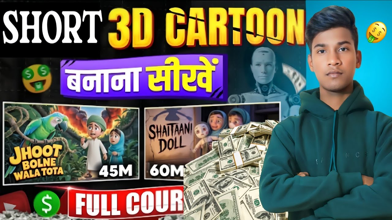 How To Create Short 3D Cartoon Story Videos Using AI (Step-by-Step) Ai Se Video kaise banaye 2026 ||