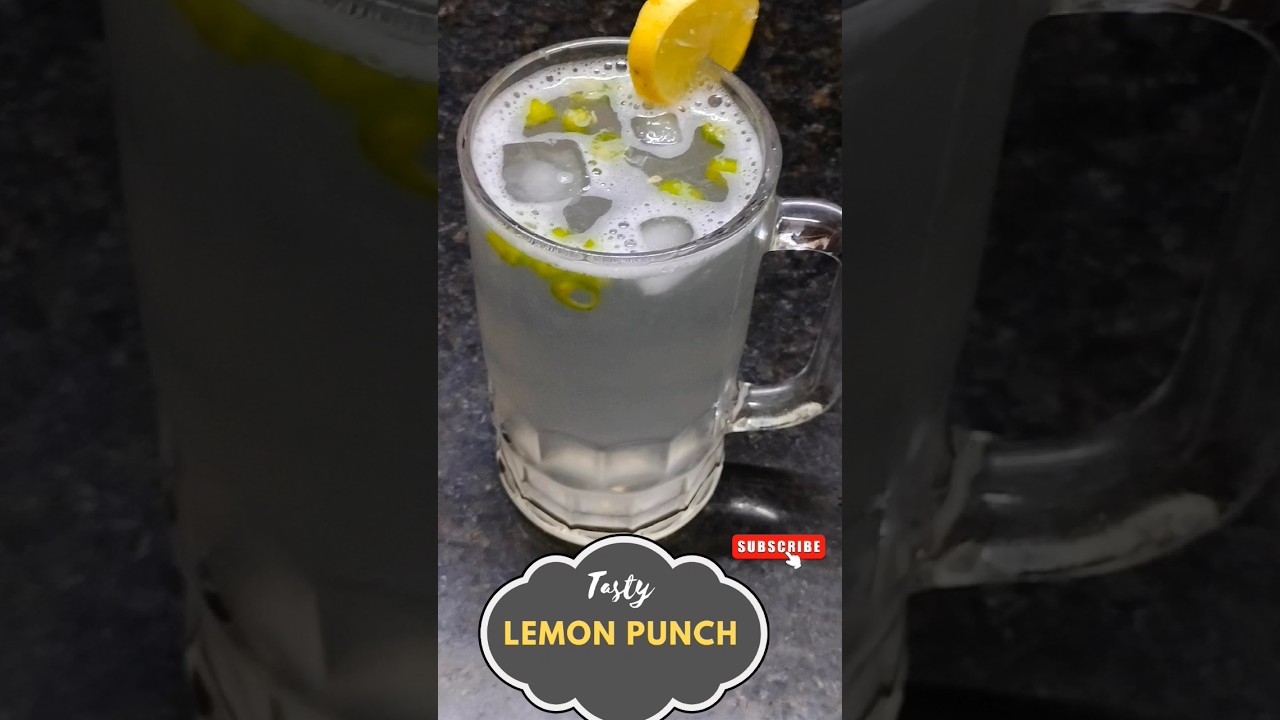 Let's Taste the flavour of Lemon Punch#shorts #ytshorts