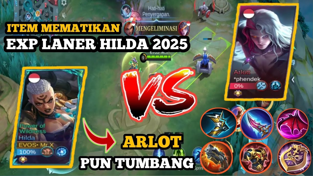 ITEM MEMATIKAN HILDA 2025 BUAT EXP LANER AGAR LAWAN TAK BERKUTIK 😱