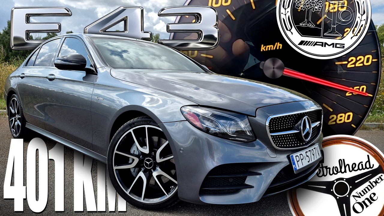 2016 Mercedes-AMG E43 (401 KM) | V-MAX, 100-200, 200-250 km/h, Test, AUTOBAHN, Prezentacja | 4K
