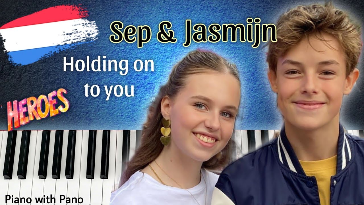 SEP & JASMIJN - Holding On To You | Netherlands 🇳🇱 | Piano Cover | Junior Eurovision 2023