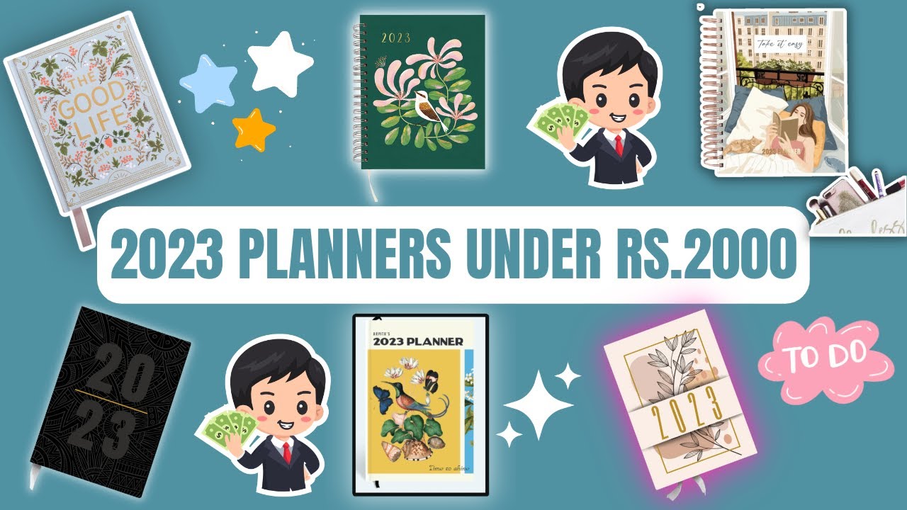 2023 Planners Under Rs.2000 ✨| 2023 Indian Planners Review | 2023 Planner India |The Productive Girl