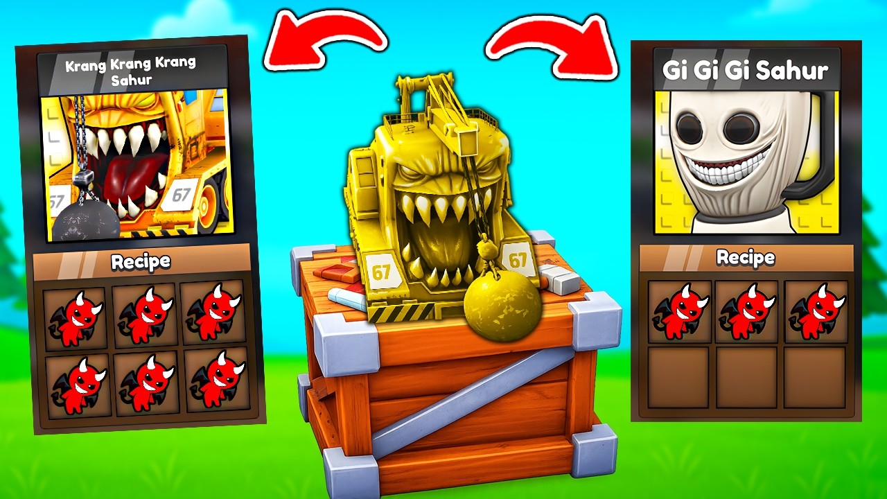 How to Craft EVERY NEW INSANE RECIPE In Craft a Brainrot Update!