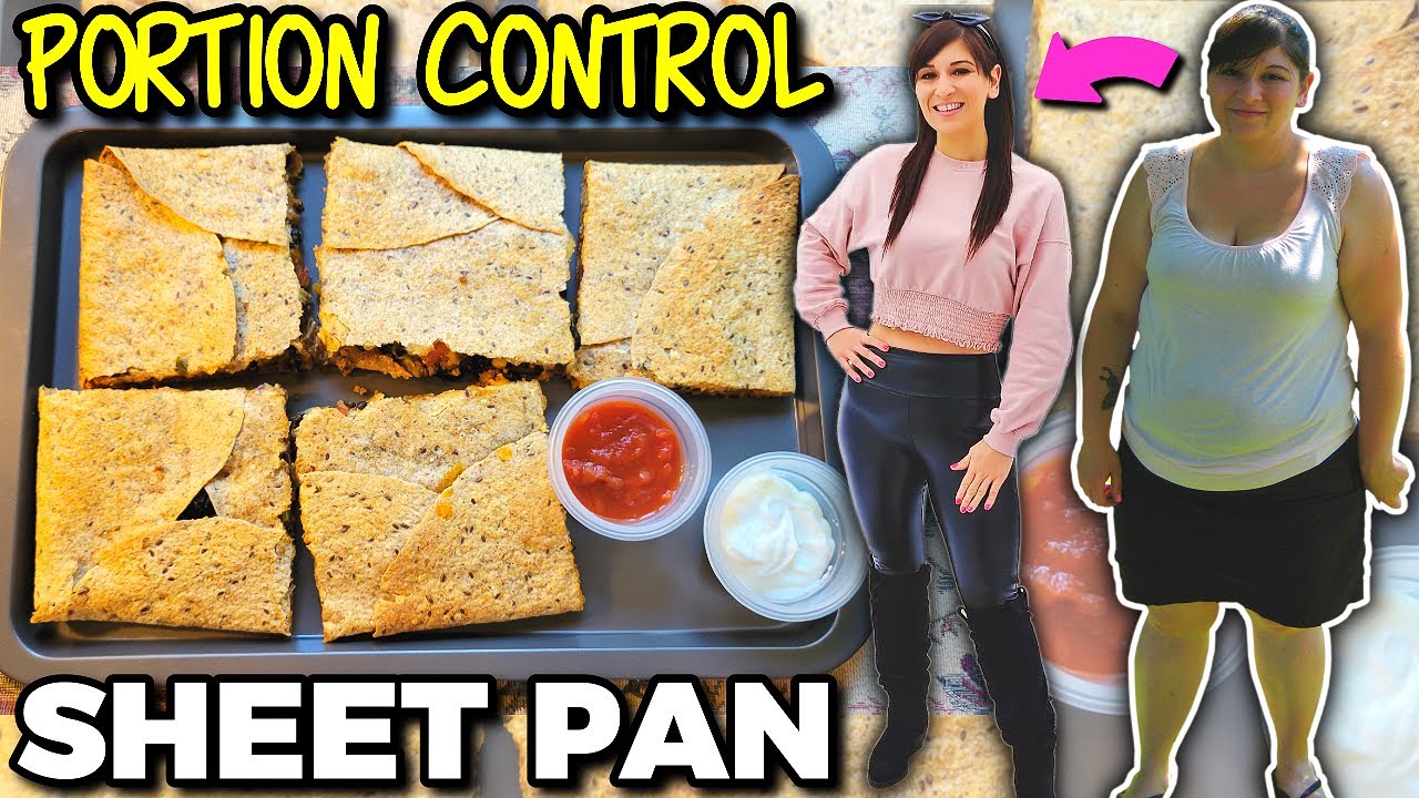 Simple Portion Control Sheet Pan Dinner for EASY WEIGHT LOSS | How I Lost 130 Pounds