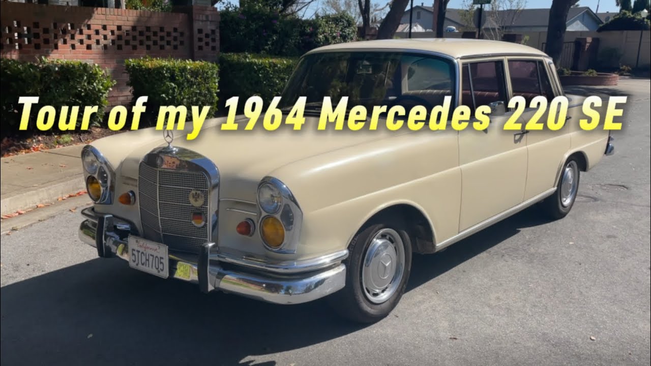 Tour of my 1964 Mercedes 220 SE (Fintail/Heckflosse) w110/w111 #youtube #mercedes #classiccars #w111